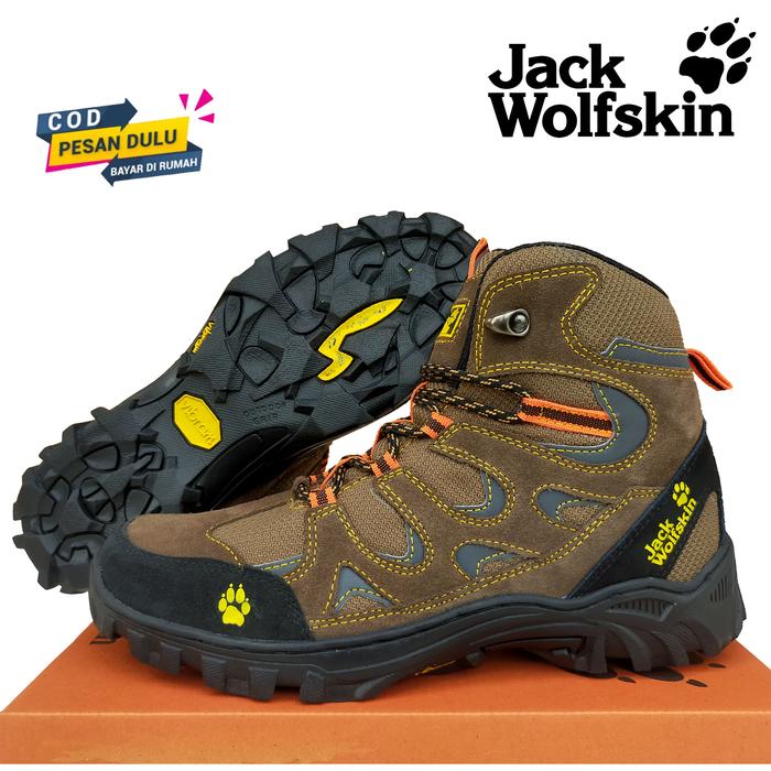 Gambar Sepatu Hiking Wanita Jack Wolfskin /Sepatu Gunung Pria Outdoor Terbaru - Brown, 39 dari Familysport93 undefined Tokopedia