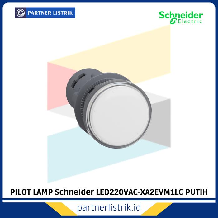 Gambar PILOT LAMP Schneider Monolitik, Integral LED220V AC - XA2EVM*LC - Putih dari PARTNER LISTRIK undefined Tokopedia
