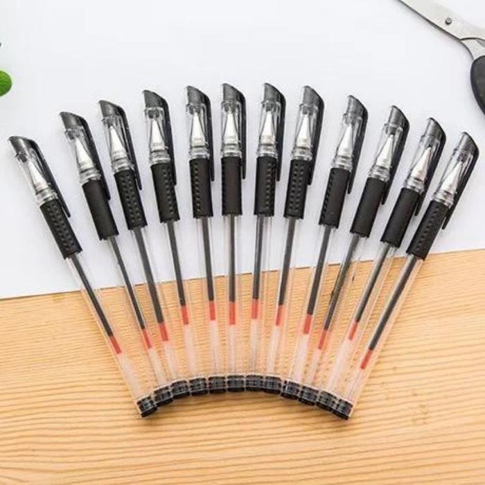 Gambar pena Tinta cair hitam/ pulpen alat tulis sekolah kantor dari Valentine 168 plastik undefined Tokopedia