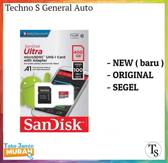 Nintendo Switch推奨 SanDisk microSD 400GB Amazon.com: SanDisk 400GB Ultra MicroSDXC UHS-I Memory Card with