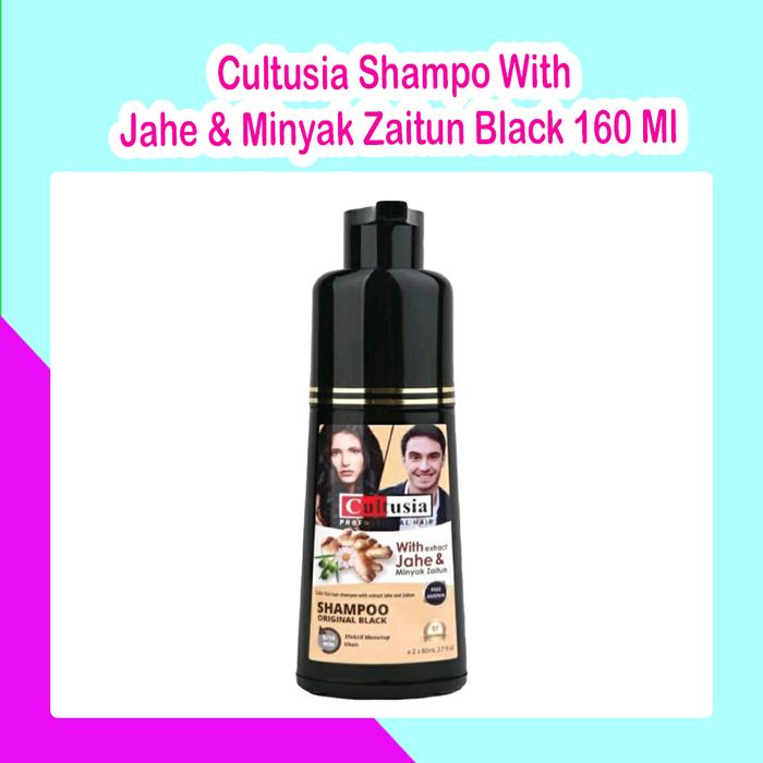 Gambar Cultusia Shampo Penutup Uban instan Brown / Black 160 Ml - Black dari DIVA OLSHOP BKS undefined Tokopedia