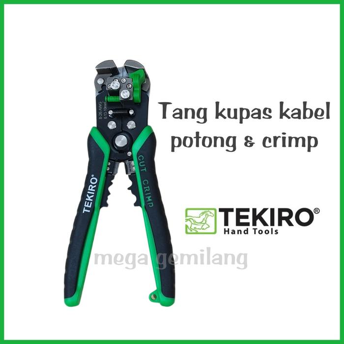 Gambar TANG PENGUPAS KABEL AUTOMATIC TEKIRO dari Mega Gemilang Jaya undefined Tokopedia