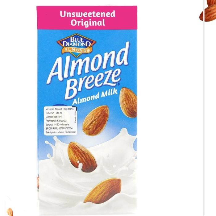 Gambar Blue Diamond Almond Breeze Almond Milk Unsweetened Original 946ml dari BahagiaMarket_NEW undefined Tokopedia