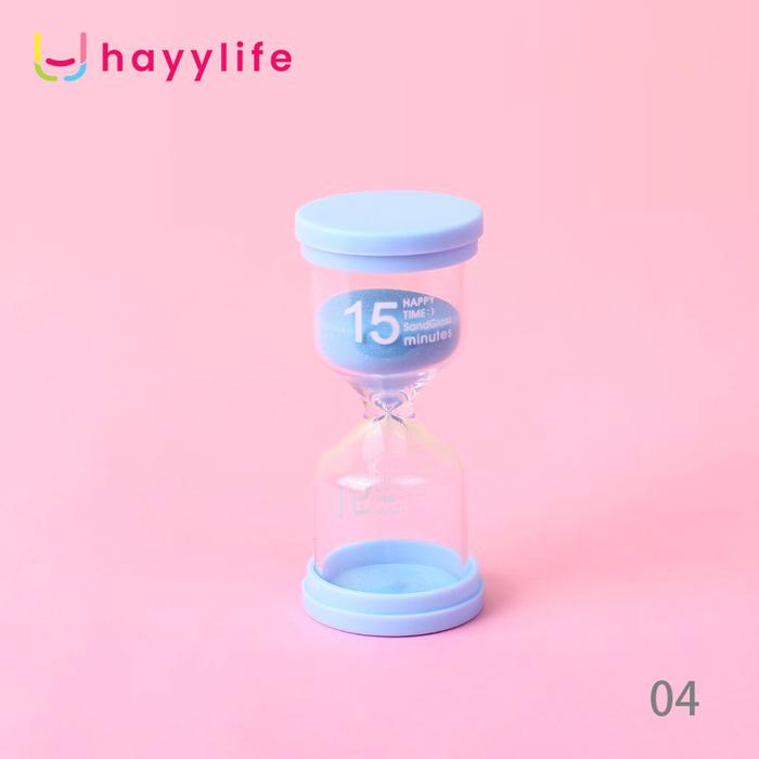 Gambar HAYYLIFE JAM PASIR - JAM PASIR PENGHITUNG WAKTU TYPE CUTE MACAROON (15 MIN DAN 30 MIN) Kitchenware HL-AGA705 - BLUE 15 MIN dari hayylife undefined Tokopedia