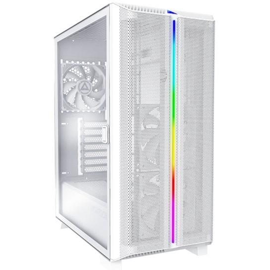 Gambar Casing MONTECH SKY ONE LITE - ATX Tempered Glass USB-C + 3pcs Fan - WHITE dari Asiatech Solusindo undefined Tokopedia