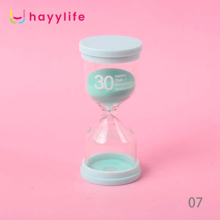 Gambar HAYYLIFE JAM PASIR - JAM PASIR PENGHITUNG WAKTU TYPE CUTE MACAROON (15 MIN DAN 30 MIN) Kitchenware HL-AGA705 - GREEN 30 MIN dari hayylife undefined Tokopedia