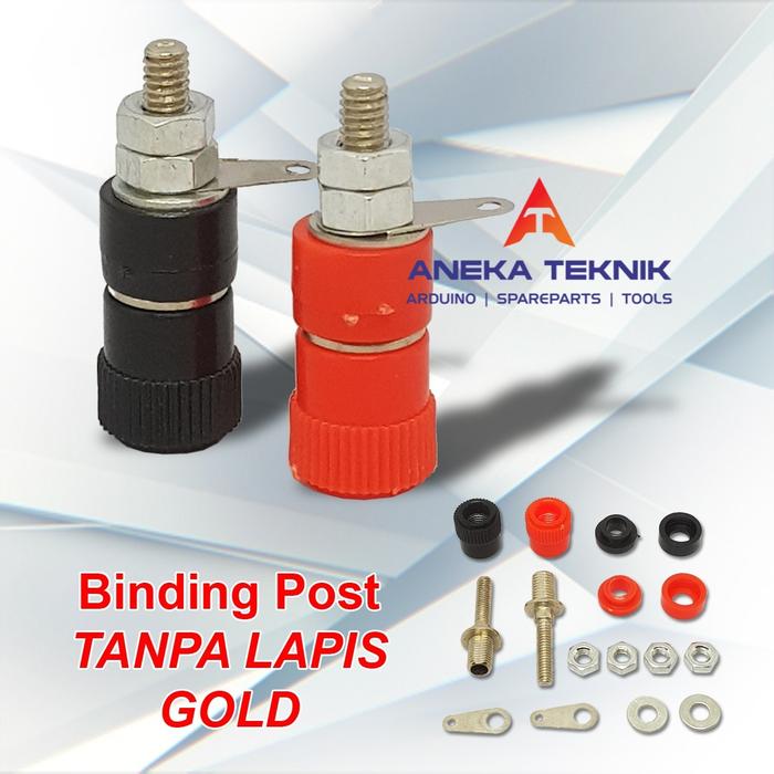 Gambar Binding Post Banana Plug 4 mm Female - TANPA LPS GOLD dari Toko Aneka Teknik_NEW undefined Tokopedia