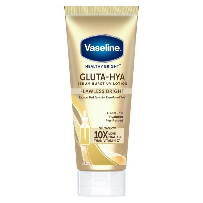 Gambar Vaseline Healthy Bright Gluta Hya Serum Burst UV Lotion 200ml - Flawless Bright dari ARKenzo undefined Tokopedia