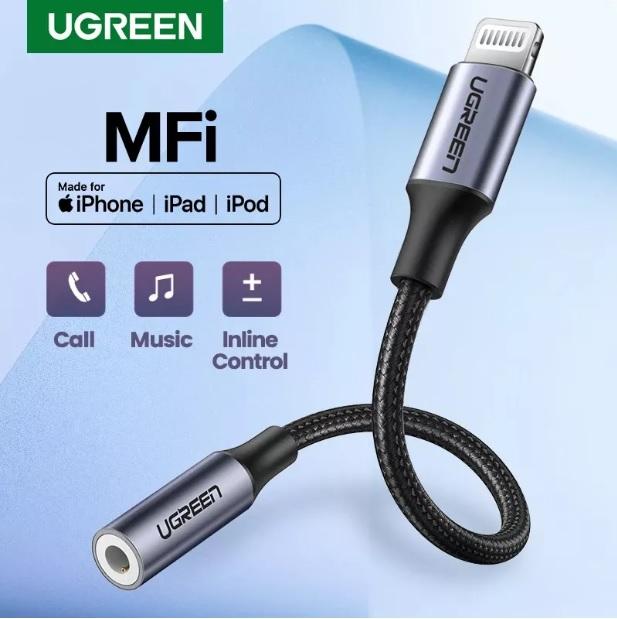 Ugreen Mfi Adapter UGREEN 30756 MFI Lightning Jack Audio Adapter
