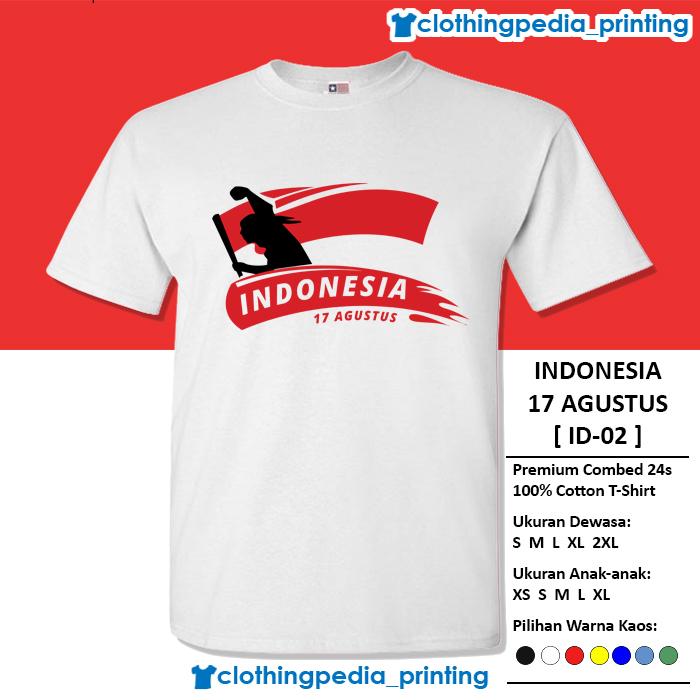 Gambar Kaos Dirgahayu Republik Indoneisa Hari Merdeka 17 Agustus 1945 T-Shirt - Putih, Anak XS dari Clothingpeda-Printing undefined Tokopedia