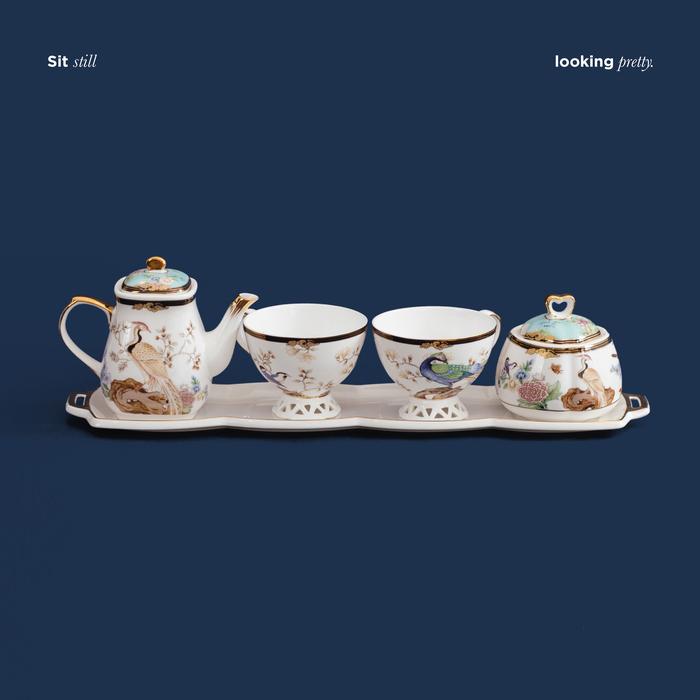 Gambar Tea Pot, Tea Cup, Cangkir Teh, Royal Albert, Teko Teh - Tea Set For Two dari Citra Sukses Mitra Makmur undefined Tokopedia