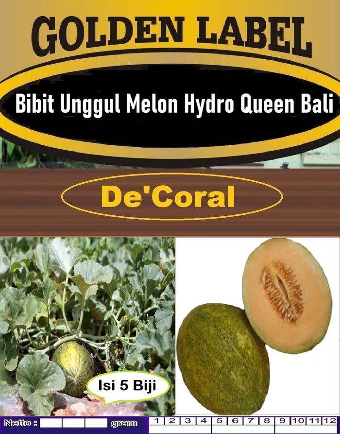 Gambar Bibit Unggul Melon Hydro Queen Bali|Biji Benih Melon Hydro Queen Bali dari De Coral undefined Tokopedia
