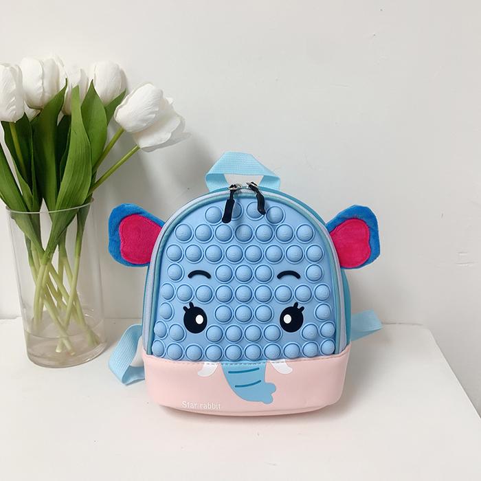 Gambar TweedyToys - Ransel Anak Pop It Hewan / Tas Backpack Pop it Anak Color - Gajah dari TweedyToys undefined Tokopedia