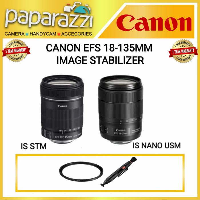 Jual CANON EFS 18-135MM IS STM/LENSA CANON EFS 18-135MM NANO IS