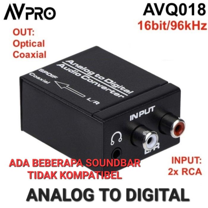 Gambar VARIOUS Beginner ADC Analog to Digital Converter - AVPRO AVQ018 dari Pro-X Technology undefined Tokopedia