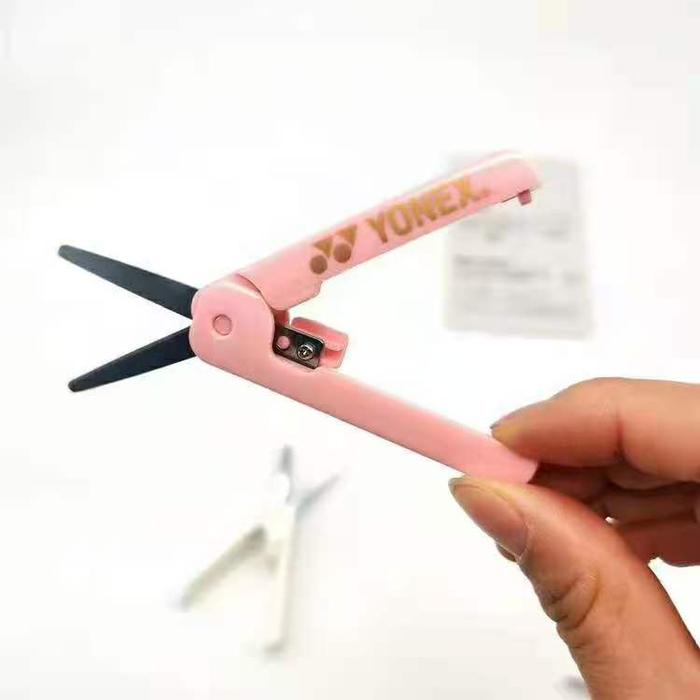 Gambar GUNTING YONEX LIPAT PRAKTIS BADMINTON TENIS SCISSORS PORTABLE ORIGINAL - Merah Muda dari Victor Sport Indonesia undefined Tokopedia