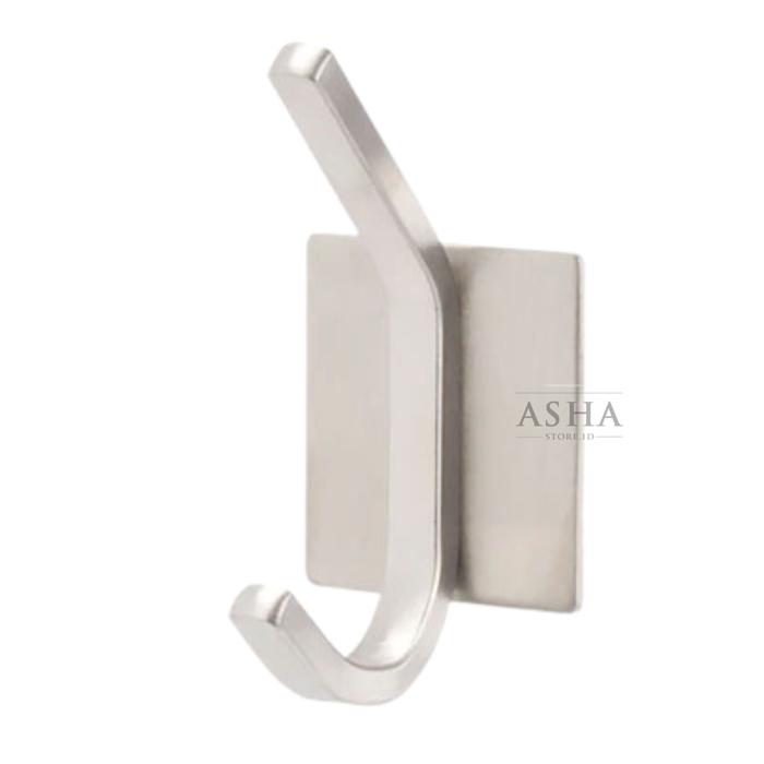 Gambar Gantungan Dinding Hook Hanger Tempel Kuat Serbaguna Minimalis - Silver dari Asha Store ID undefined Tokopedia