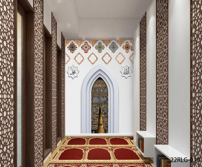 Gambar Wallpaper Custom Mural Photowall Background Motif Mushola Religi - 22RLG-010, Wallpaper dari Wallpaper Custom_NEW undefined Tokopedia