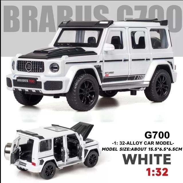 Gambar Diecast Mobil Miniatur Mercedes Benz Brabus G700 Koleksi Skala 1:32 - Putih dari Primes id undefined Tokopedia