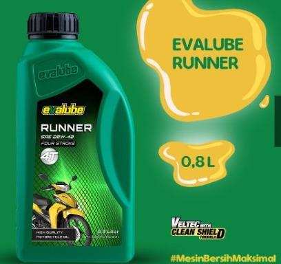 Gambar OLI EVALUBE RUNNER 4T 0.8L ORIGINAL!!! - Hijau dari BLESS SPAREPART undefined Tokopedia