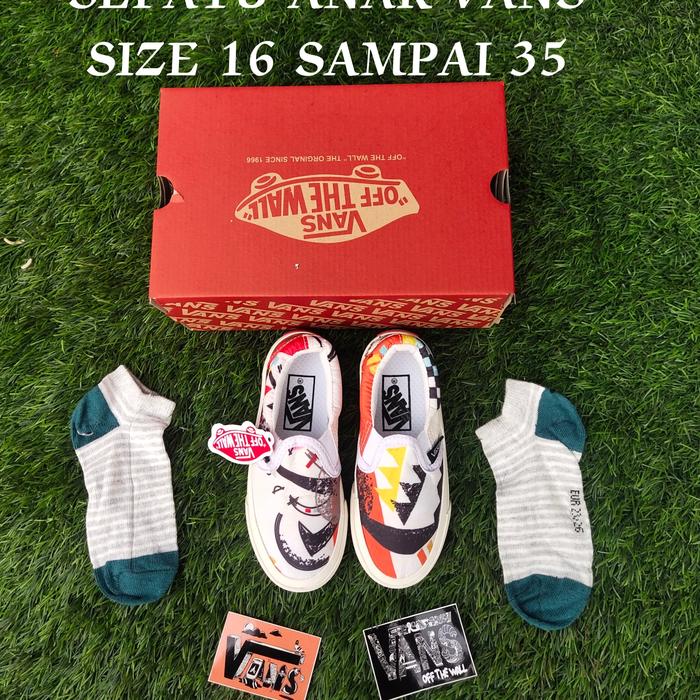 Gambar SEPATU ANAK VANS SLIPON MOMA PUTIH OG 16 SAMPAI 25 IMPORT PREMIUM - MOMA PUTIH OG, 23 dari donalight store undefined Tokopedia
