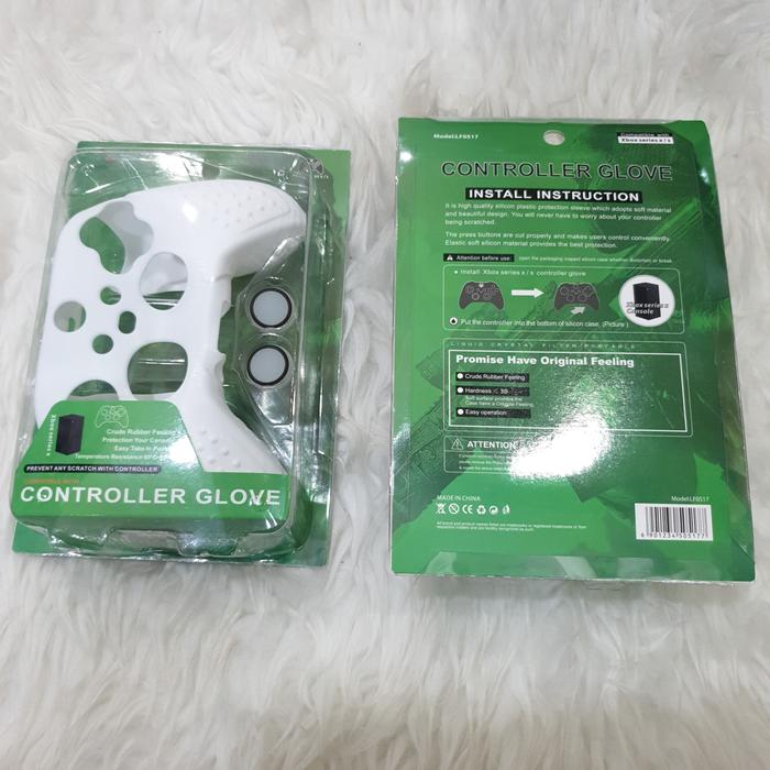 Gambar Lucky Fox Xbox Series S X Controller Silicon Case Silikon Rubber + Cap - Putih dari waroengame M2SQ undefined Tokopedia