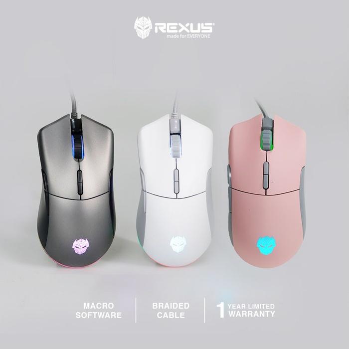 Gambar Mouse Gaming Rexus Xierra X15 Rgb X-15 - Putih dari specialdealshop undefined Tokopedia