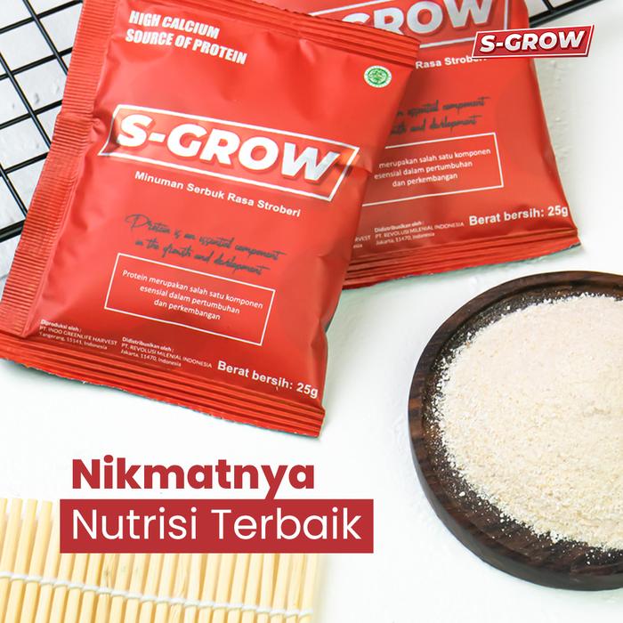 Gambar S-Grow - Suplemen Penambah tinggi badan BPOM - 5 Sachet dari Bastian Fit Indo undefined Tokopedia