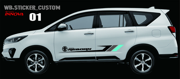 Gambar STICKER BODY SAMPING MOBIL INNOVA REBORN CUTTING STICKER MOBIL - 01 dari WB sticker custom undefined Tokopedia