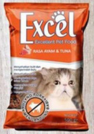 Gambar Excel Makanan Kucing Kering / Dry Cat Food Freshpack 500 gr Tuna Ayam - AYAM TUNA dari Lovely Shop INA undefined Tokopedia