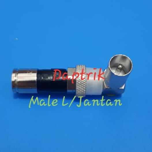 Gambar Jack Antena TV Male L Besi+Connector RG6 PPC - L Male Cowok dari Daptrik undefined Tokopedia