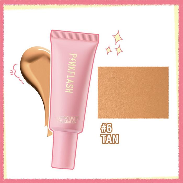 Gambar Pinkflash Lasting Matte Foundation - Tan dari Kios_Mart undefined Tokopedia