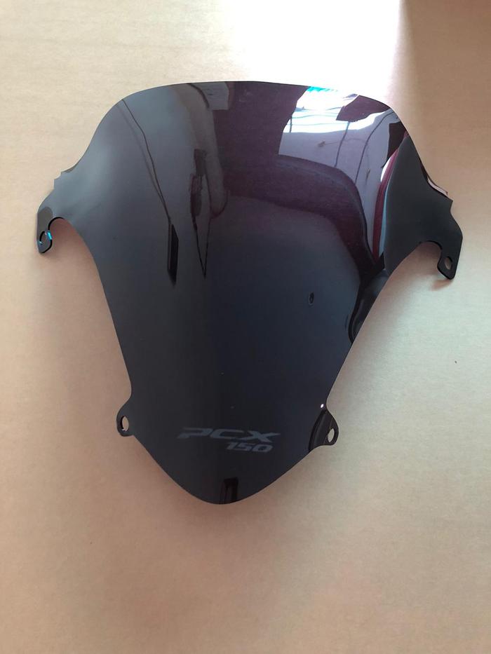 Gambar PAKET VISOR PCX 150 DAN EMBLEM PCX 3D TIMBUL BAHAN AKRILIK 2MM WINDSHIELD PCX 150 LOKAL STANDAR - RYBEN dari Visor Market undefined Tokopedia