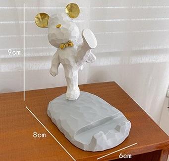 Gambar Braket Mobile Phone Handphone Stand Braket Hp Kung Fu Bear 522-4 - Putih dari Come and Buy Jkt undefined Tokopedia