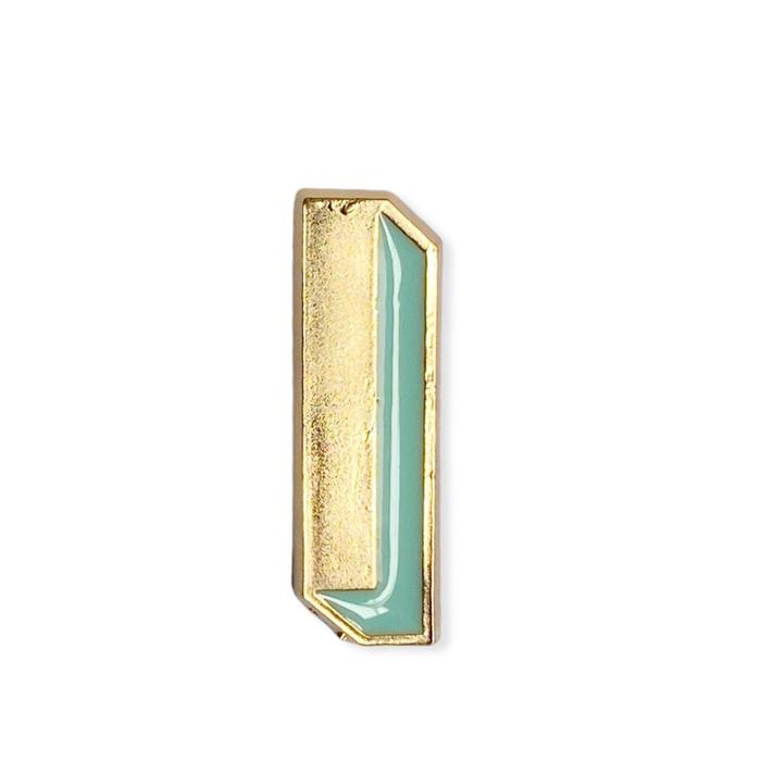 Gambar W! Accessories Pin Enamel Huruf / Letter Enamel Pin (pc) 63380100 - 09-I dari W Accessories by Scoop undefined Tokopedia