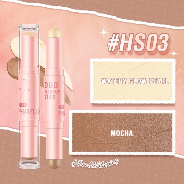 Gambar pinkflash duo makeup stick blusher Contour highlighter - HS03 dari stand market undefined Tokopedia