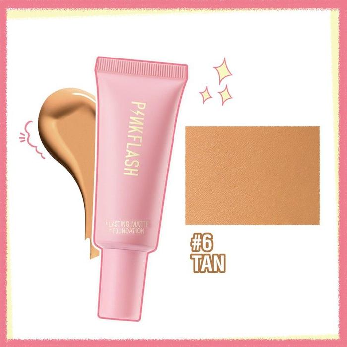 Gambar Pinkflash Lasting Matte Foundation - Tan dari Kios Branded. undefined Tokopedia