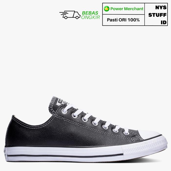 Converse Chuck Taylor All Star Ox Leather Black White ORIGINAL 35