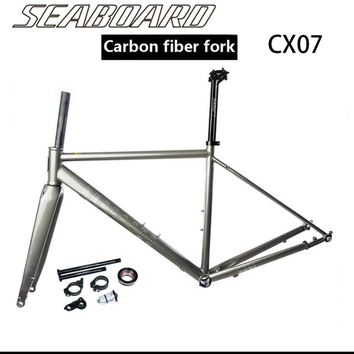 Seven Cycles Mosso Titanium Frame Fork Jual Frame Gravel Bike