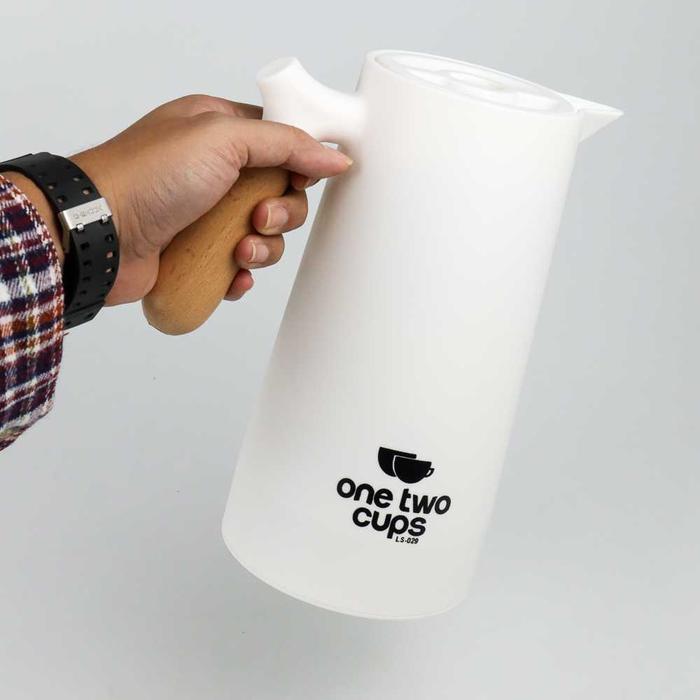 Gambar Thermos Teko Kopi Teh Thermal Jug Flask Cup 1 Liter Pitcher Teapot - Putih dari Sela Rumah undefined Tokopedia