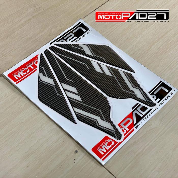 Gambar Sticker stiker sayap Resin Timbul Honda ADV 160 - Putih dari MOTOFREED undefined Tokopedia