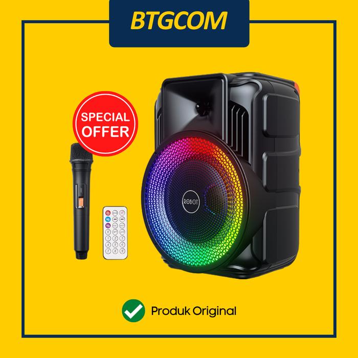 Gambar SPEAKER ROBOT RB500 KARAOKE BLUETOOTH 5.0 AUDIO WIRELESS SUPER BASS dari btgcom undefined Tokopedia