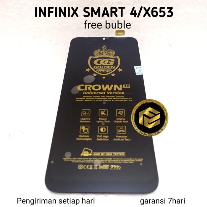 Gambar lcd infinix smart 4 original CROWN SUPER - Hitam dari flash cell part undefined Tokopedia