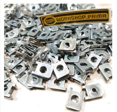 Gambar BAUT CACING SEKRUP ULIR OBENG SKRUP BODI MOTOR+ MUR KLIP - Mur Klip Yamaha dari Workshop Prima undefined Tokopedia