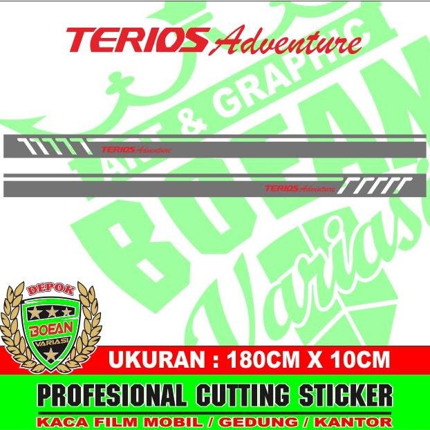 Gambar Cutting sticker lis strip body mobil terios rush - Terios Silver dari boean variasi undefined Tokopedia