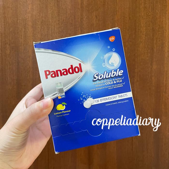 Gambar PANADOL soluble malaysia per strip lemon flavour effervescent fever dari lemari nissa undefined Tokopedia