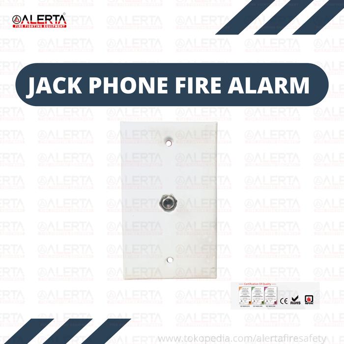 Jual Jack Phone Fire Alarm / Jack Intercom Fire Fighter ALERTA atau ...