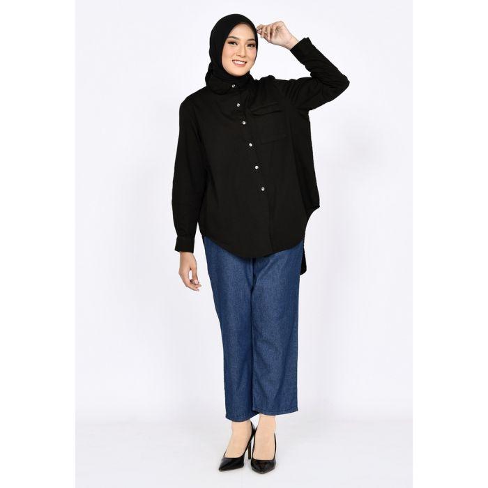 Gambar ONE SET Muslim Wanita LEZAHRASIGNATURE Setelan Longpant Daily Zevanya - BLACK, L dari LEZAHRASIGNATURE undefined Tokopedia