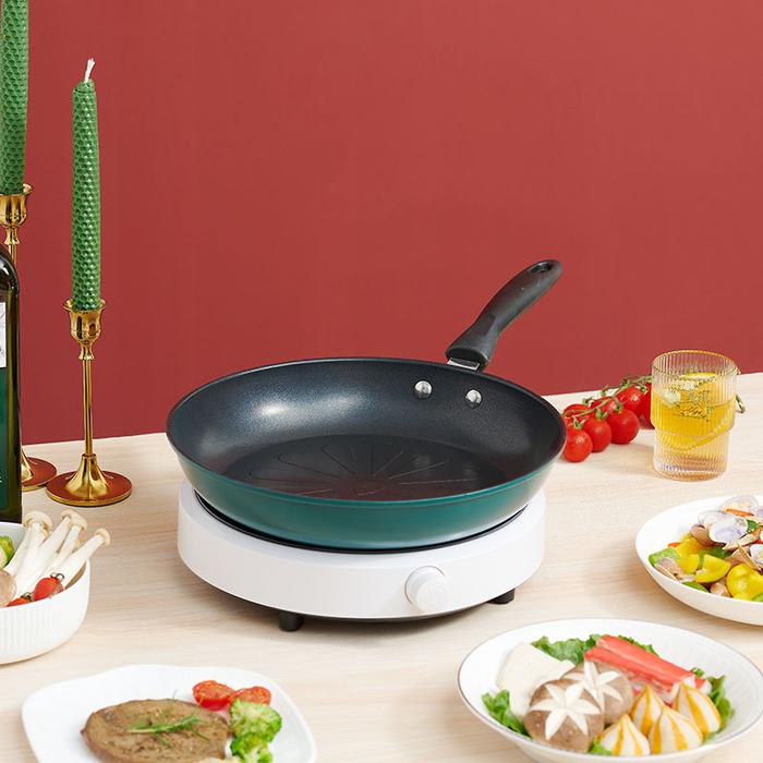 Gambar [SUPER MURAH] Royalstar Wajan Panci Teflon Wokpan Penggorengan Warna Hijau Aluminium Anti Karat Set Peralatan Masak Kitchenware Promo Cuci Gudang - Wajan 30cm dari Royalstar Indonesia undefined Tokopedia