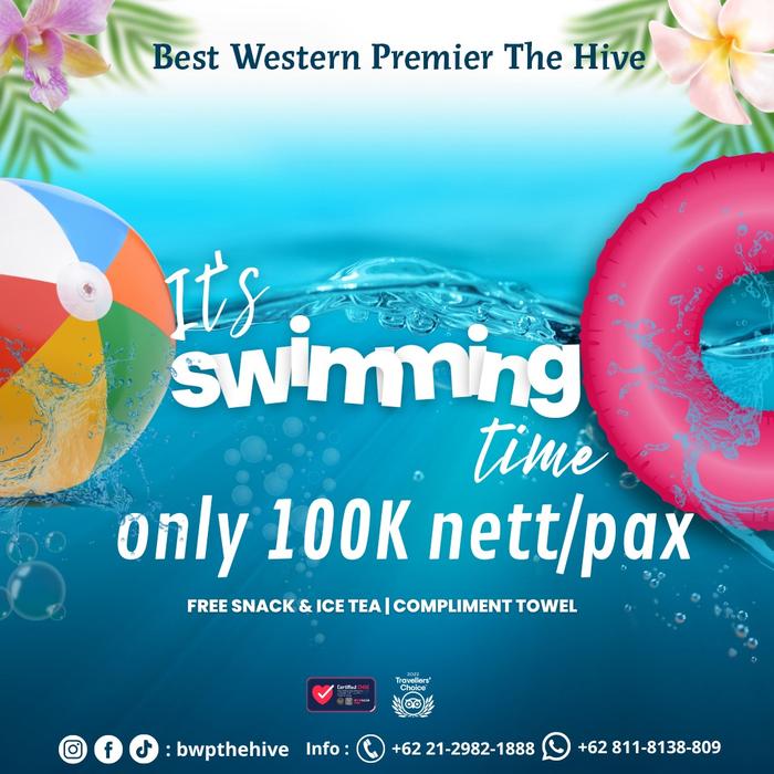 Gambar Swimming Time dari Best Western Premier The Hive Hotel undefined Tokopedia